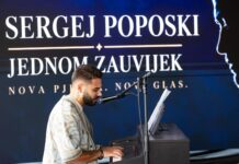 Sergej Poposki u Zagrebu premijerno predstavio pjesmu i spot „Jednom zauvijek“